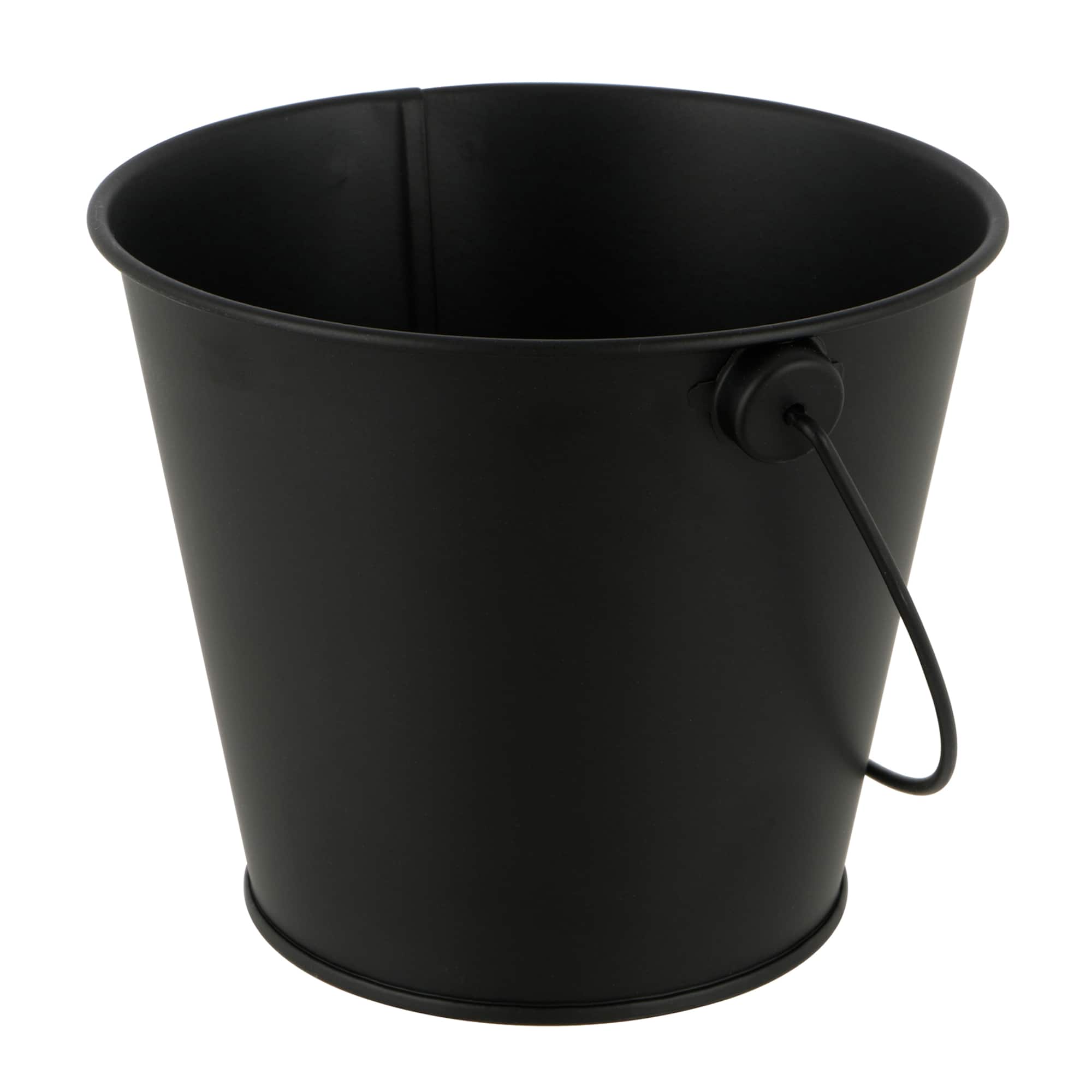 12 Pack: 4" Chalkboard Round Metal Bucket by Celebrate It™